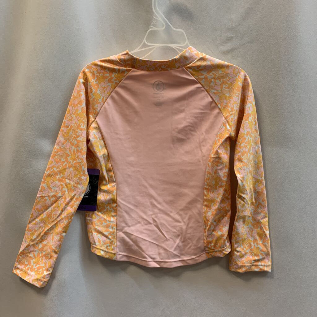 Long sleeve Swim Top Floral