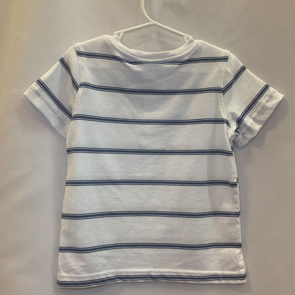 Youth Shirt Henley Stripe Rocket