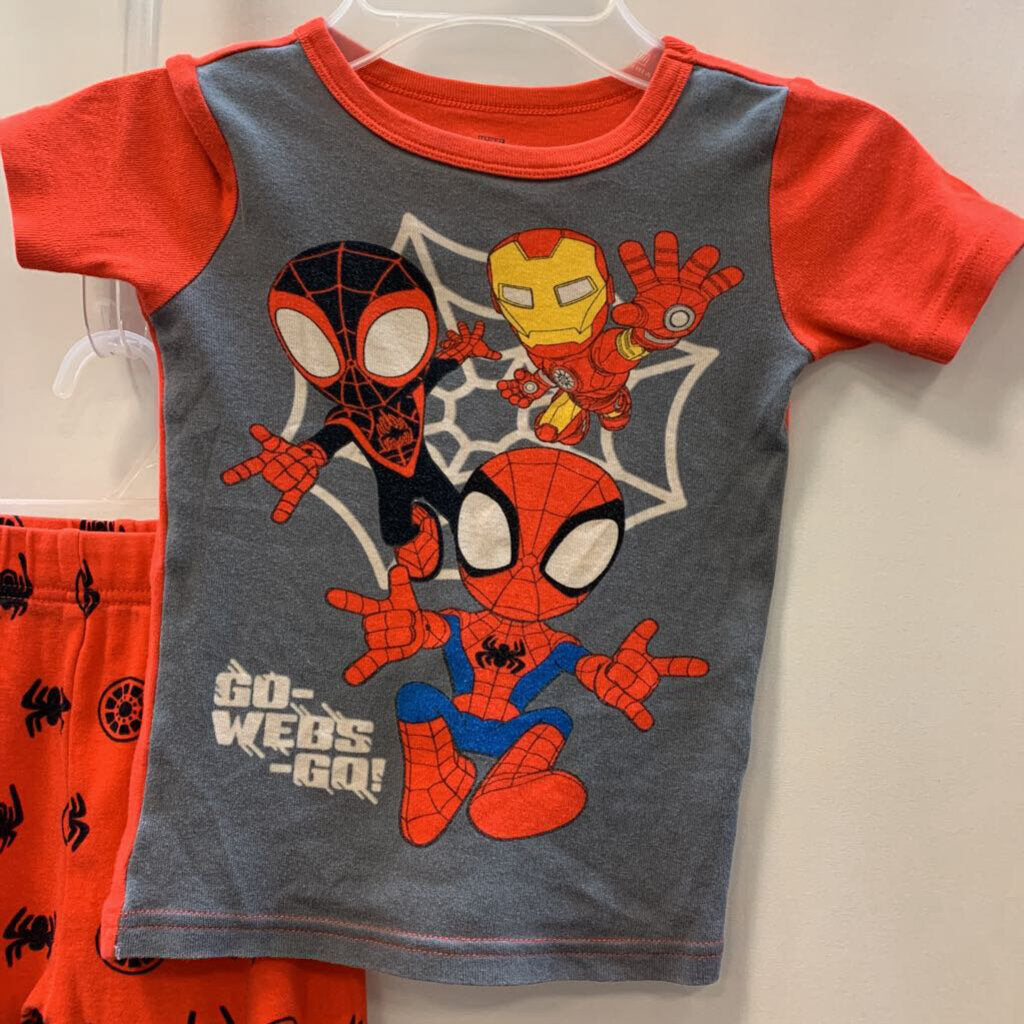 2 Pc Sleeper: Go Webs Go Short Sleeve and Pants