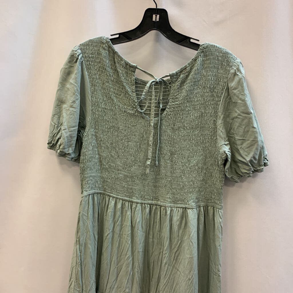 Dress: Smocked Tiered Maxi