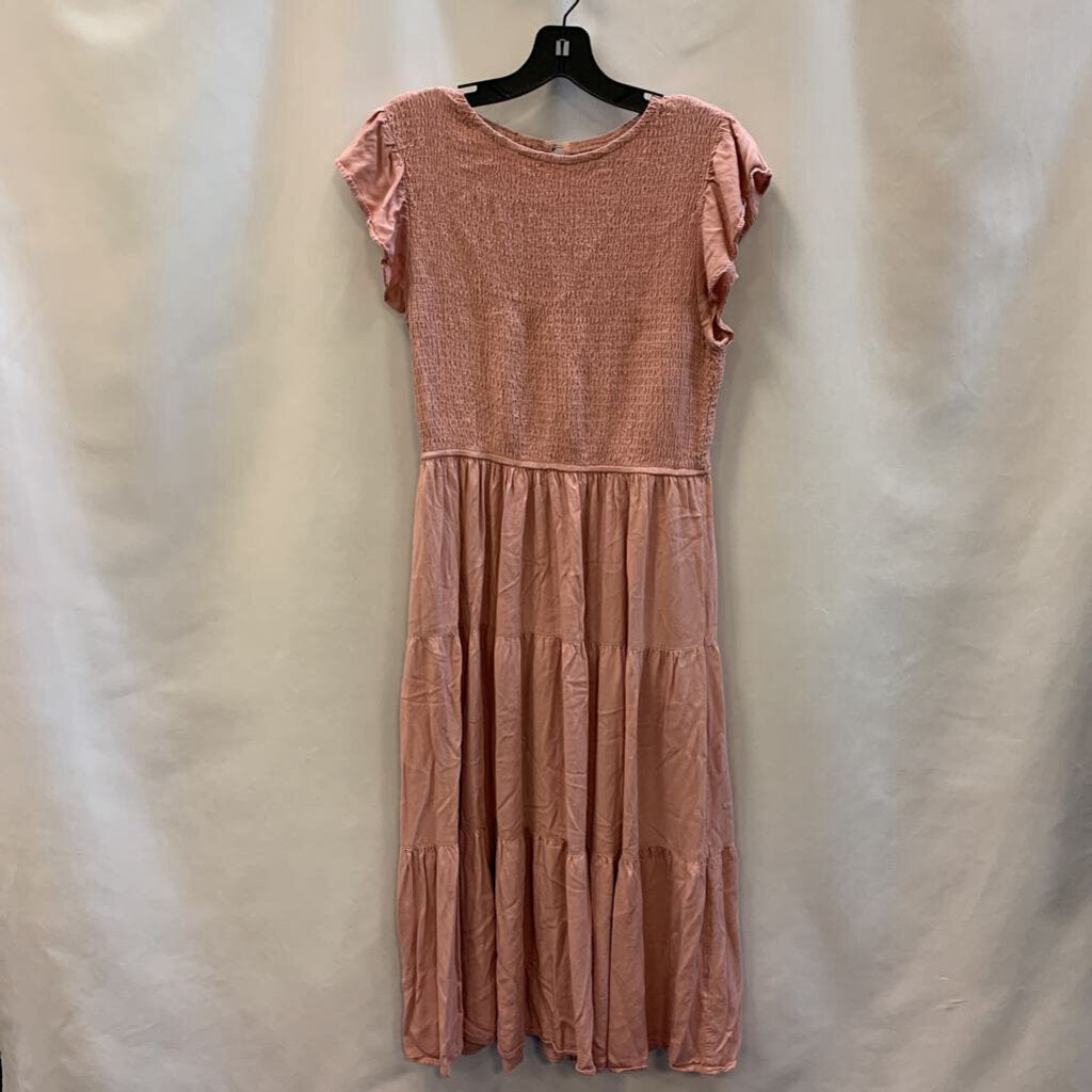 Dress: Smocked Tiered Maxi