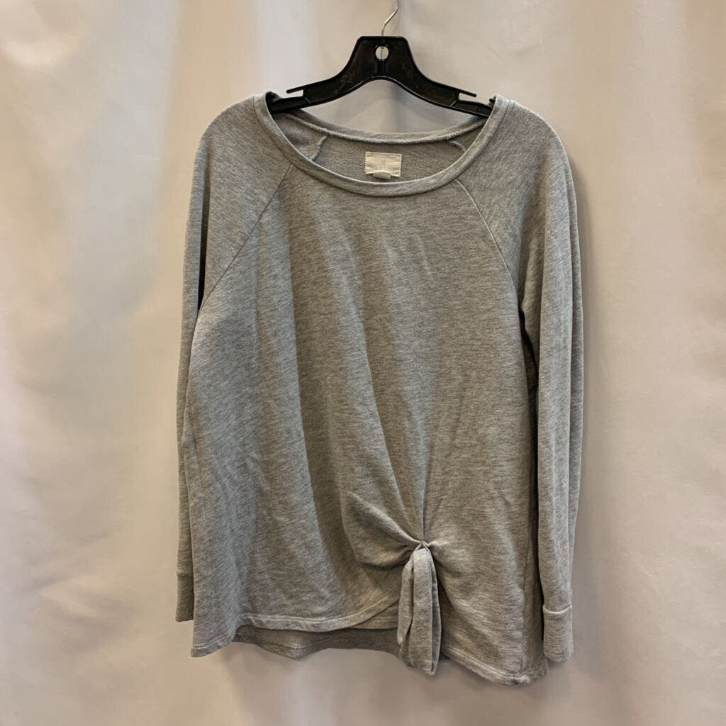 Shirt: Long Sleeve Front Tie Sweater
