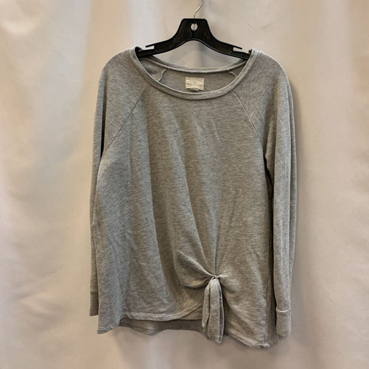 Shirt: Long Sleeve Front Tie Sweater