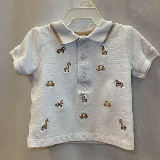 Shirt: Short Sleeve Polo Safari Animals