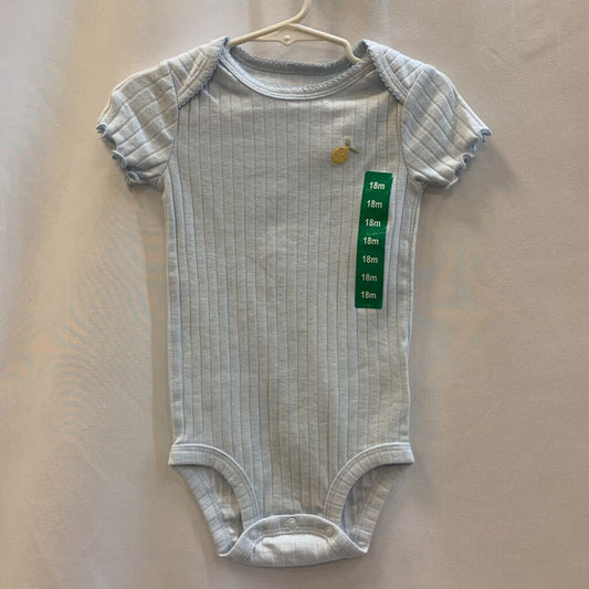 Onesie Short Sleeve Lemon Embroidery