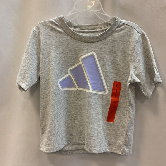 Shirt Short Sleeve Purple White Logo