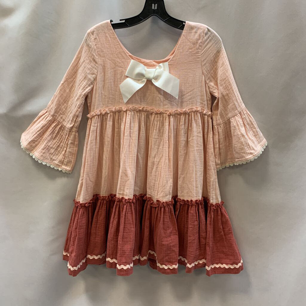 Dress: Long Sleeve Tiered with Bow