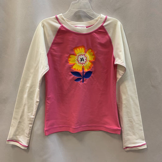 Swim Shirt: Long Sleeve Yellow Flower
