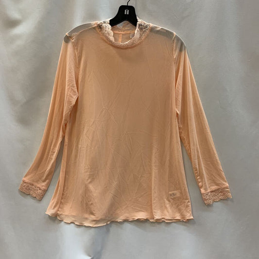 Shirt: Sheer Mesh Lace Long Sleeve LOGO Layers