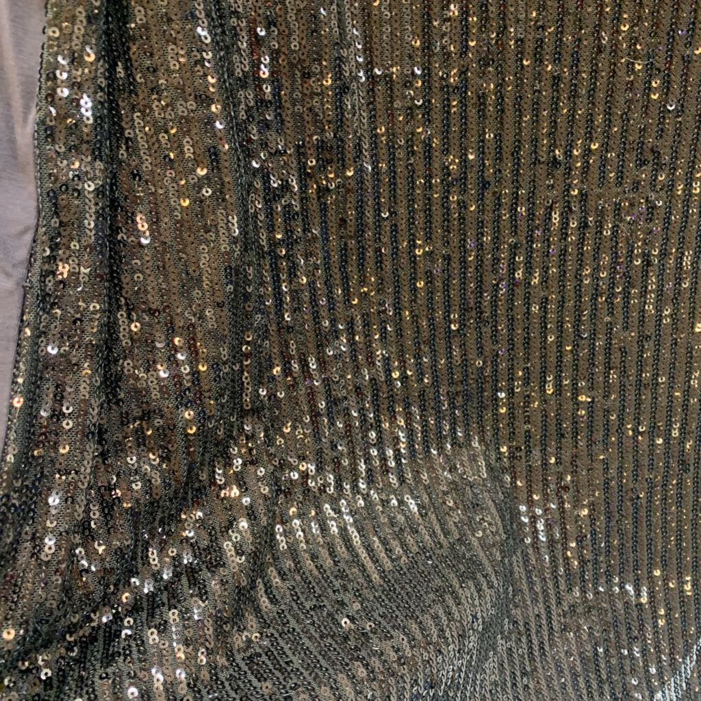 Shirt: Short Sleeve Sequin Scoop Neck