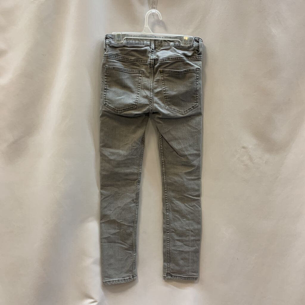 Pants: Skinny Fit Jeans Elastic Adjustable