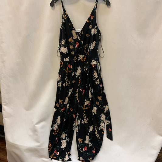Jumpsuit: Tank Top Floral with Waist Tie