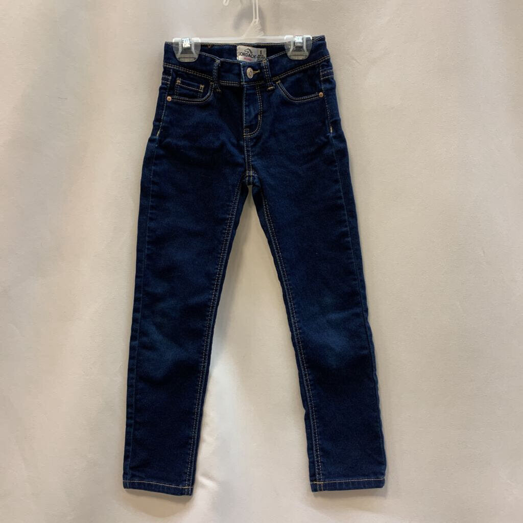 Pants: Dark Wash Skinny Jeans