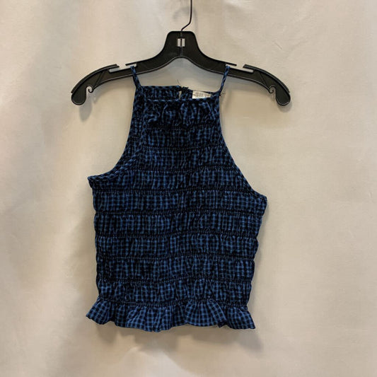 Shirt: Sleeveless Ruche Gingham