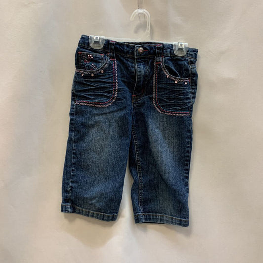 Pants: Embroidered Pocket Capri