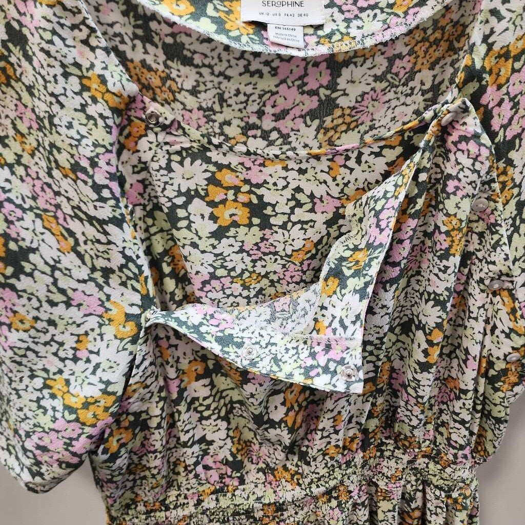 Dress: Nursing Maxi Floral Ruched Waist