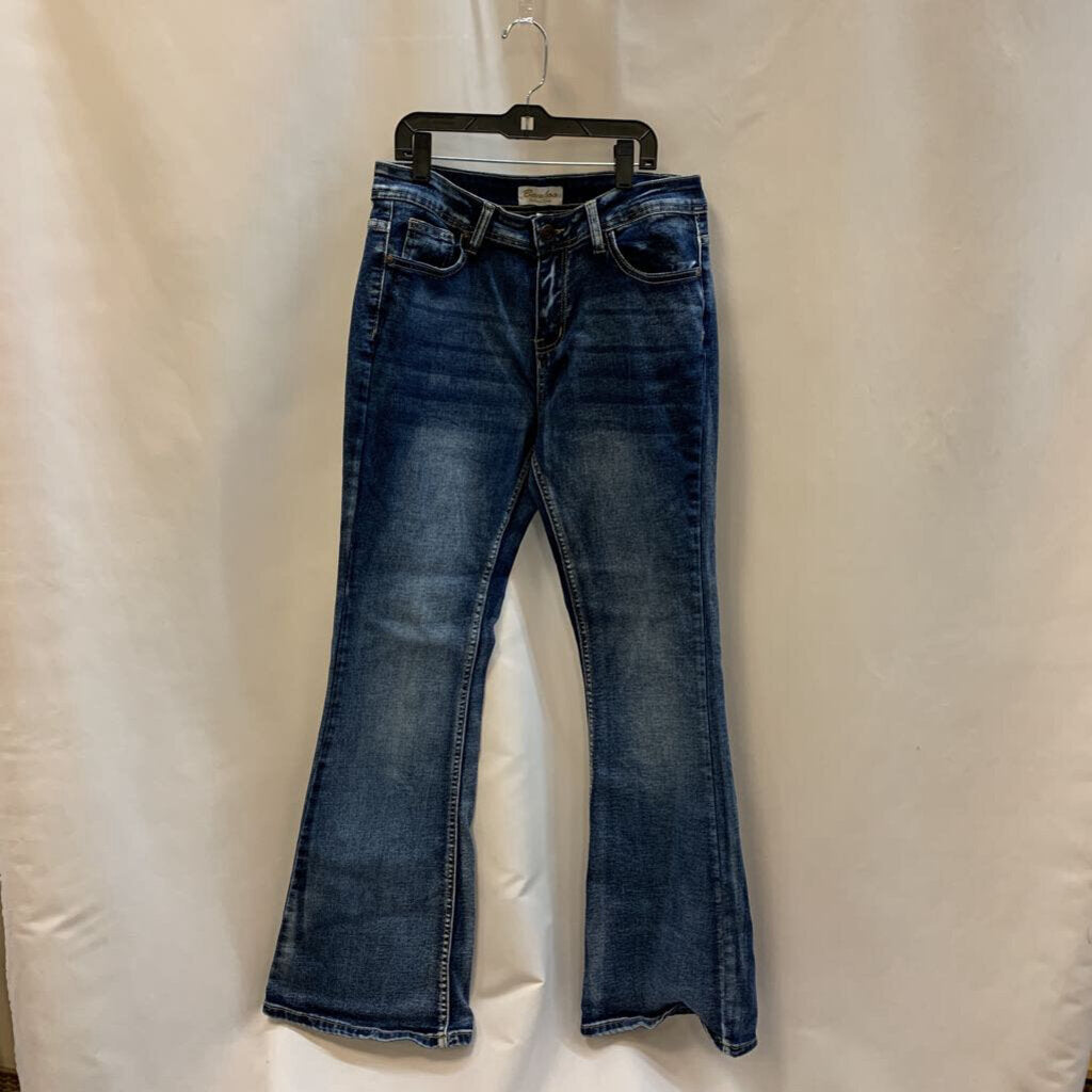 Pants: Flare Denim