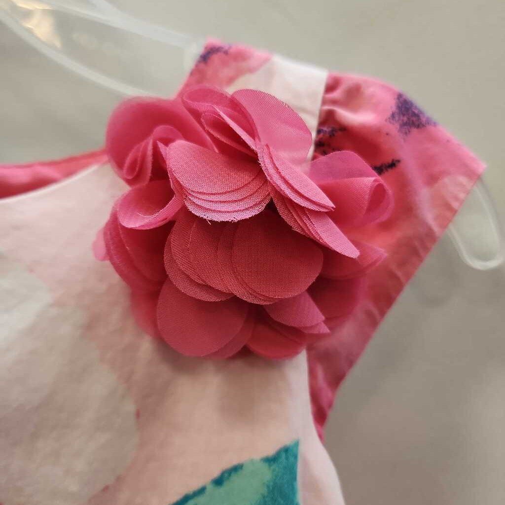 Dress: Ribbon Waist with flower detail