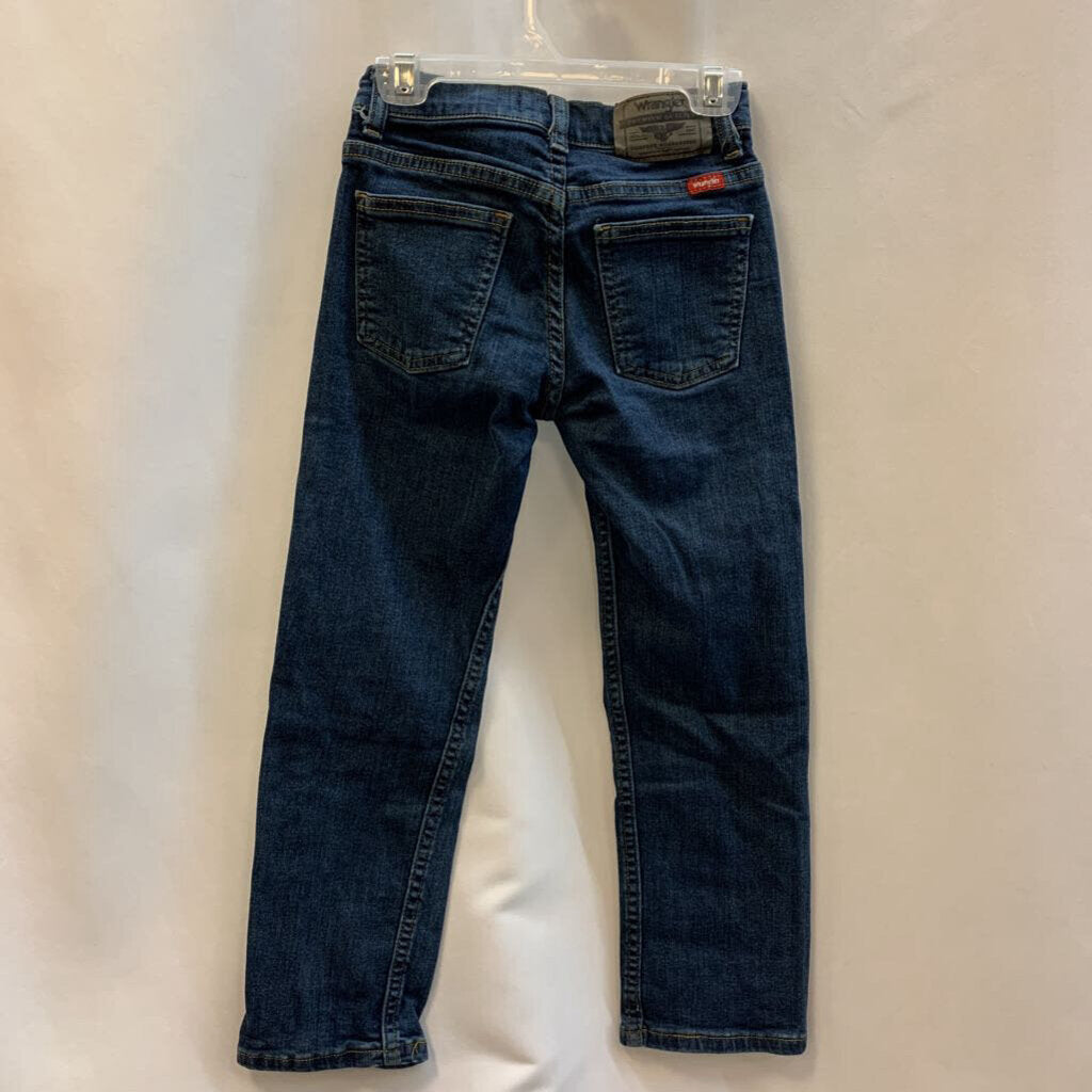 Pants: Classic Straight Adjustable Denim