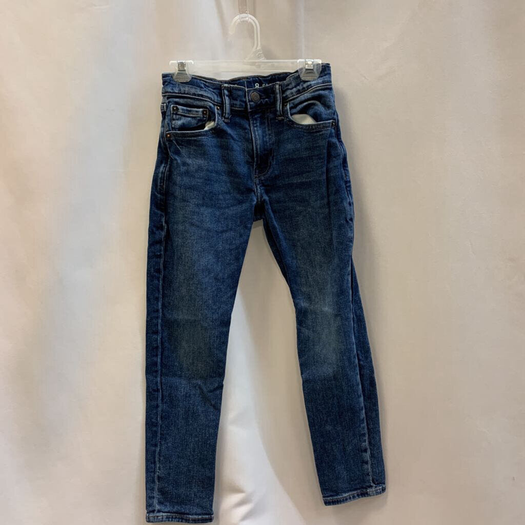 Pants: Slim Taper Adjustable Denim
