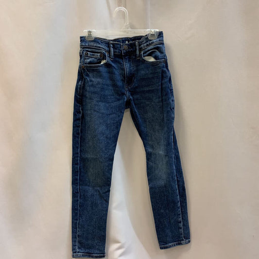 Pants: Slim Taper Adjustable Denim