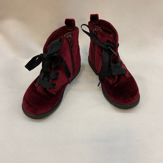 Shoes: Boots Zip Side Velvet Giovanna