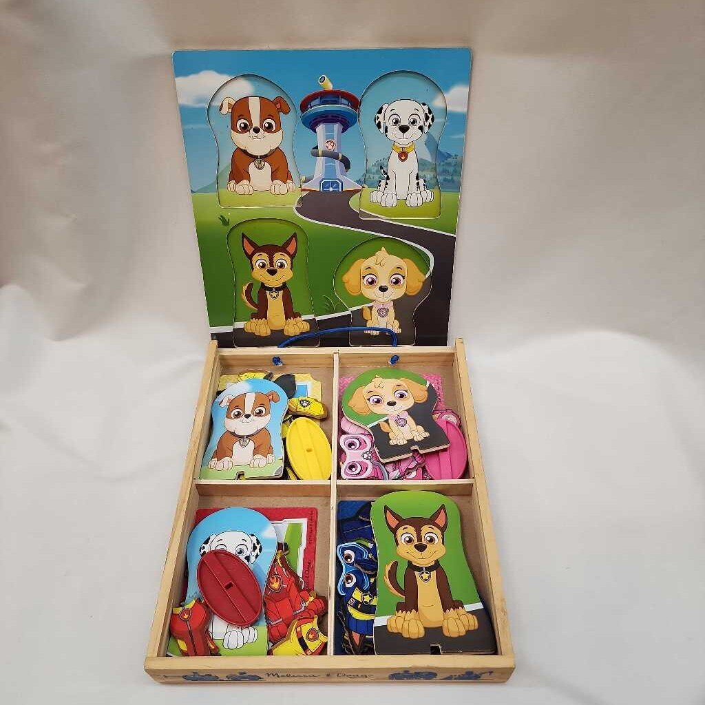 64pc Paw Patrol Wooden Magnetic