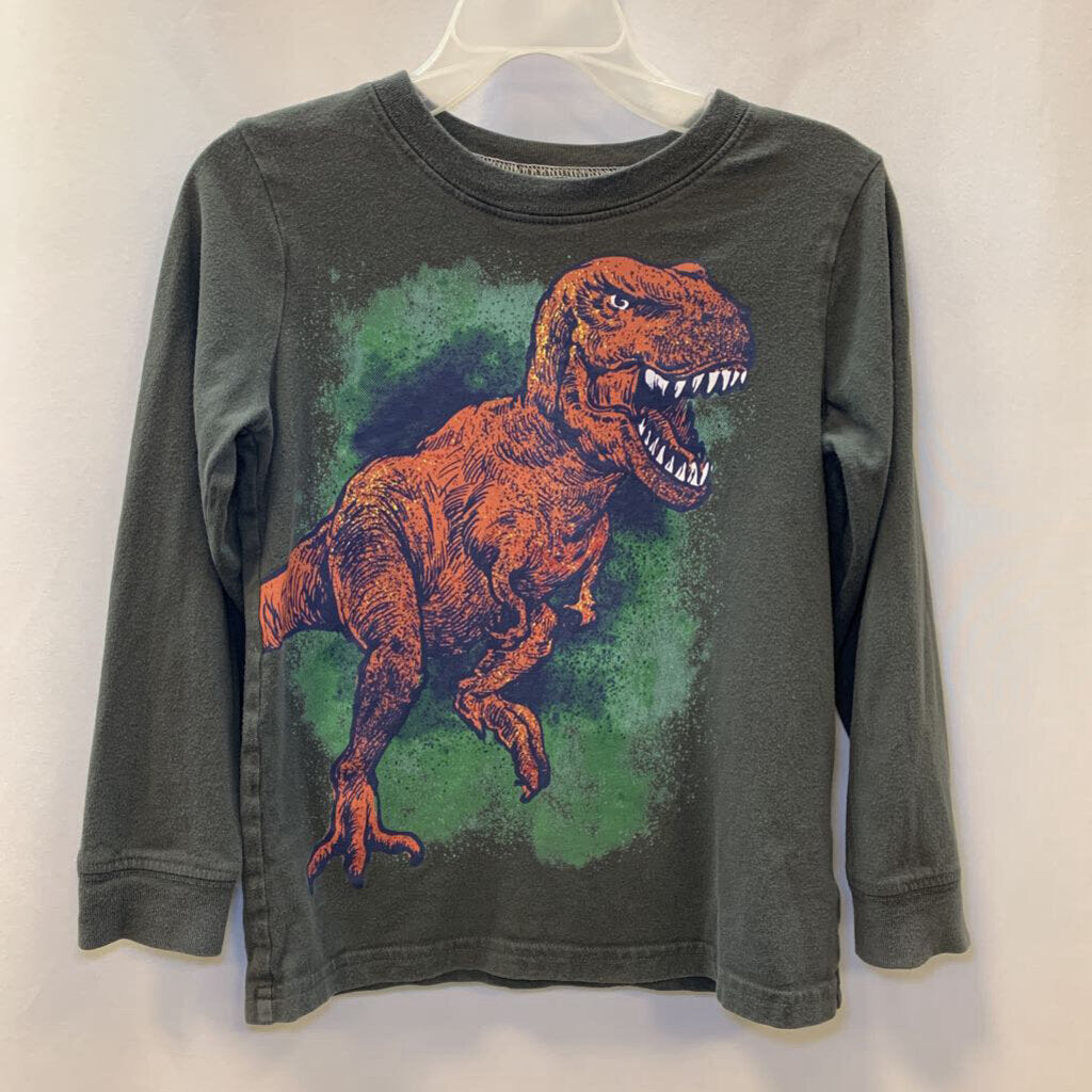 Shirt: Long Sleeve Dinosaur T Rex