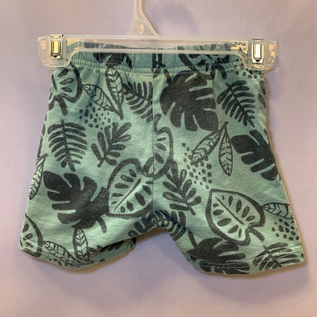 Shorts: Jersey Leaves