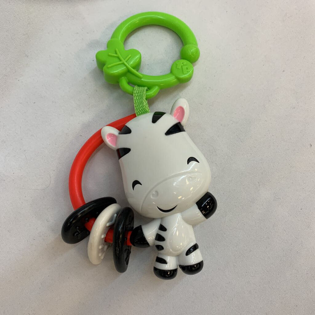 Zebra Teething Rattle