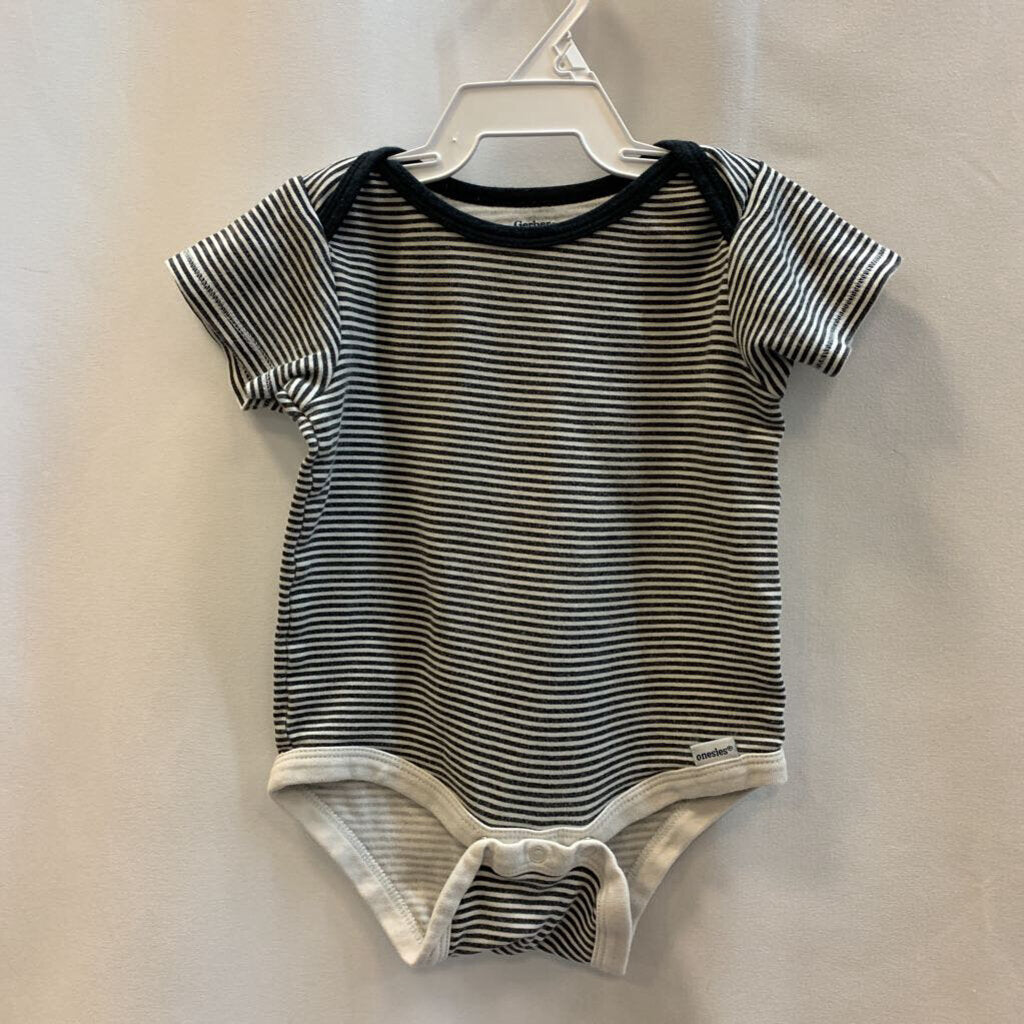 Onesie: Short Sleeve Striped