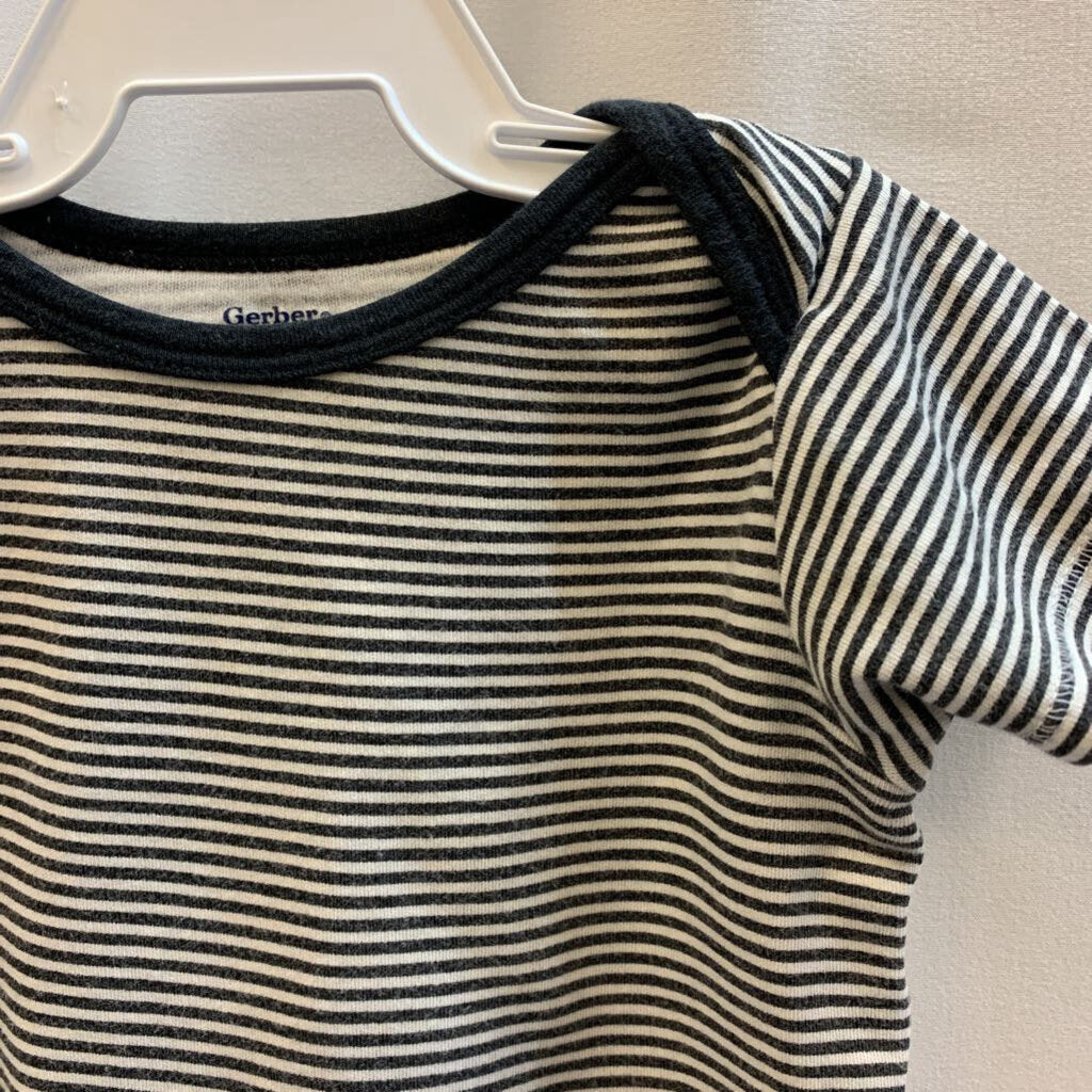 Onesie: Short Sleeve Striped