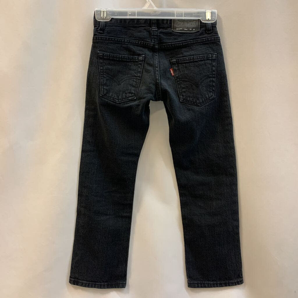 Pants: Slim Straight Leg Jeans