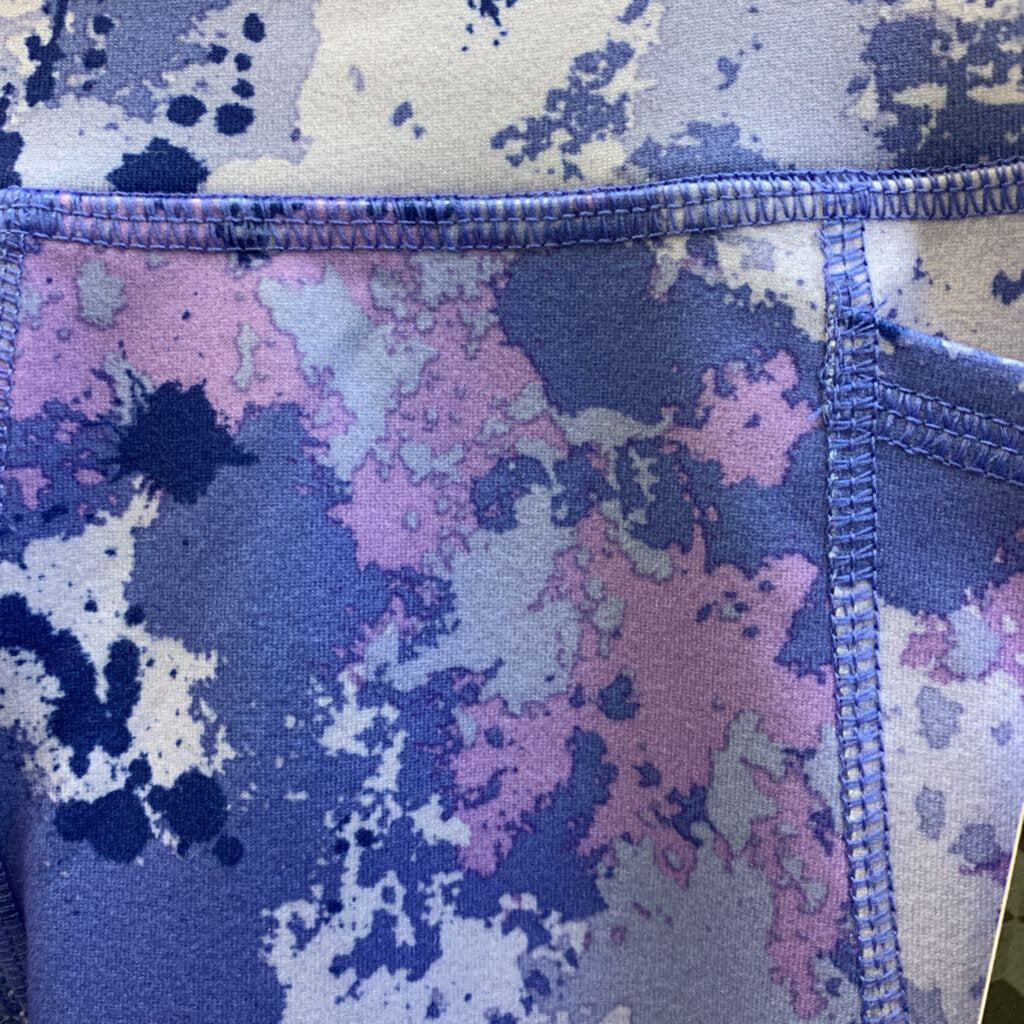 Pants: Athletic Splattered Tights