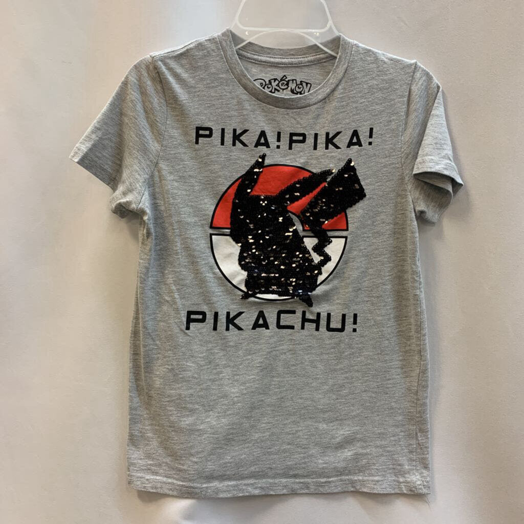Shirt: Pikachu Reverse Sequin Short Sleeve