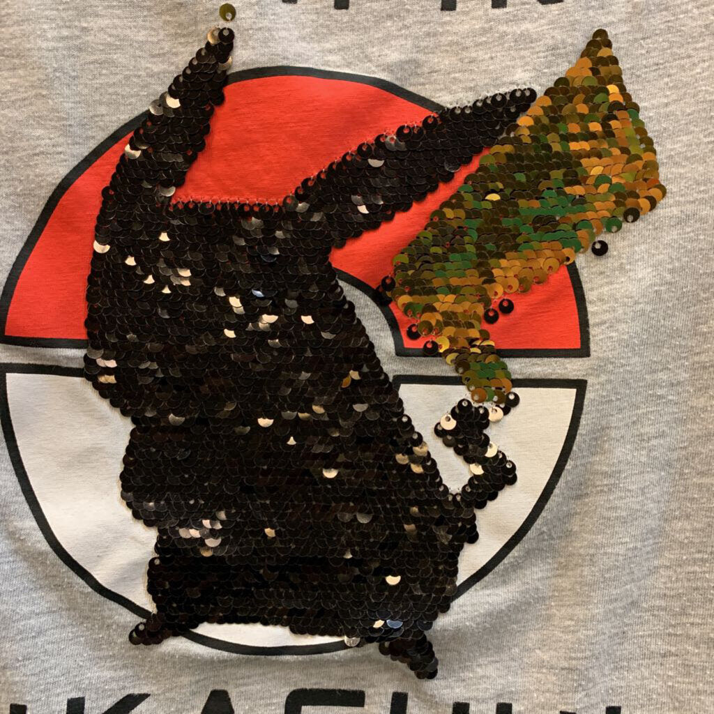 Shirt: Pikachu Reverse Sequin Short Sleeve