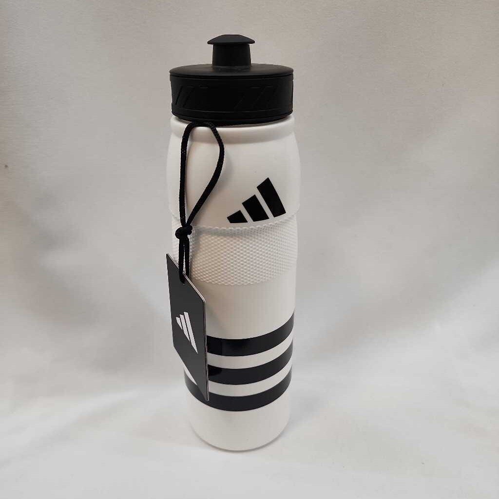 Water Bottle Black Stripes Pull Top