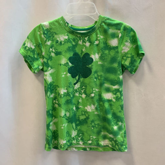 Shirt: Tie Dye Clover Short Sleeve