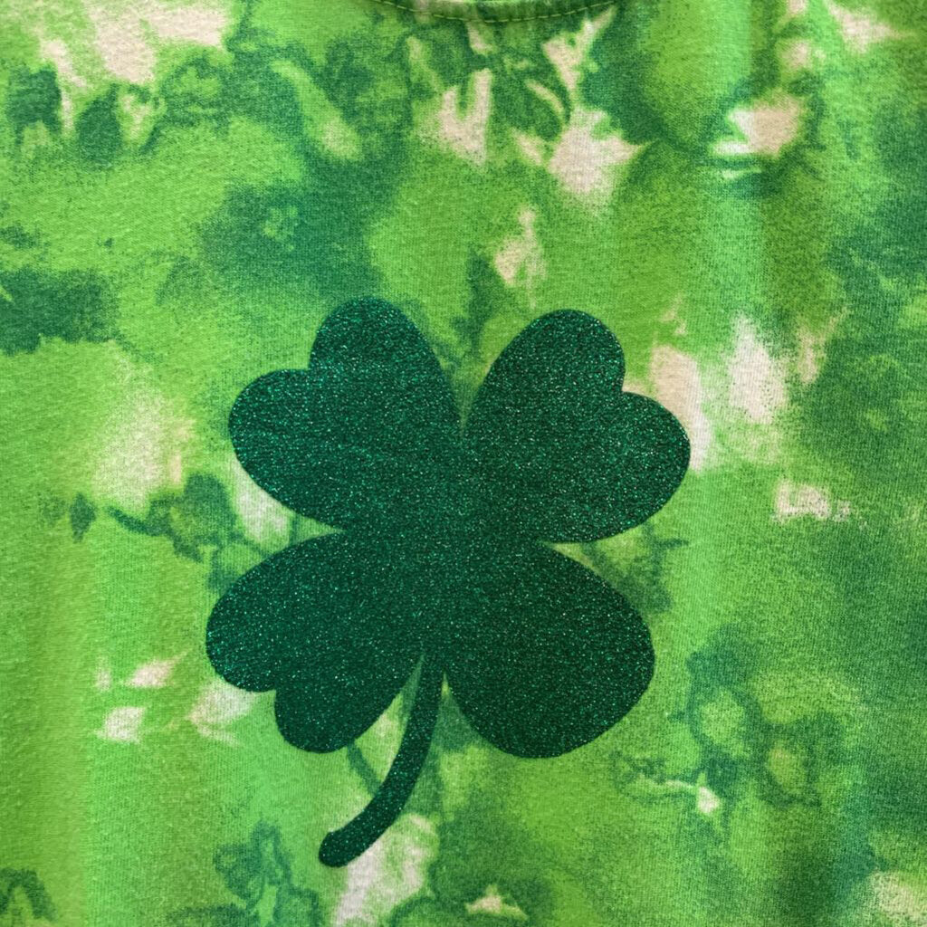 Shirt: Tie Dye Clover Short Sleeve