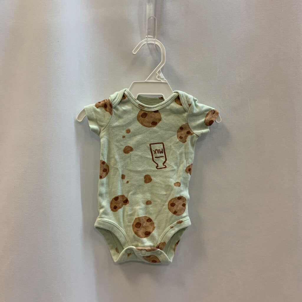 2 Pc Set: Cookies and Milk Onesie Pants