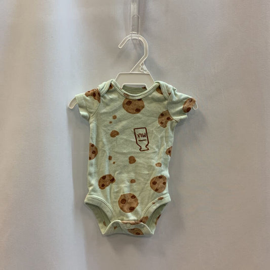 2 Pc Set: Cookies and Milk Onesie Pants