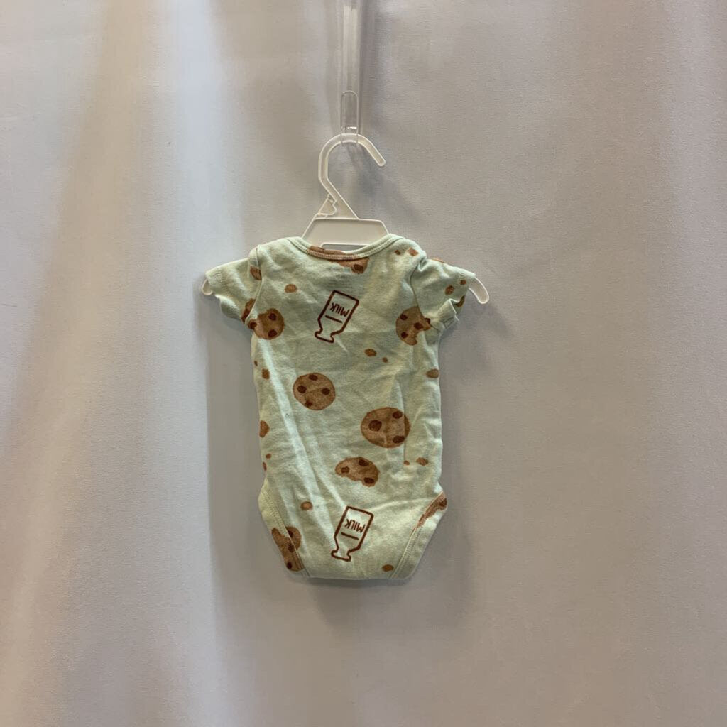 2 Pc Set: Cookies and Milk Onesie Pants