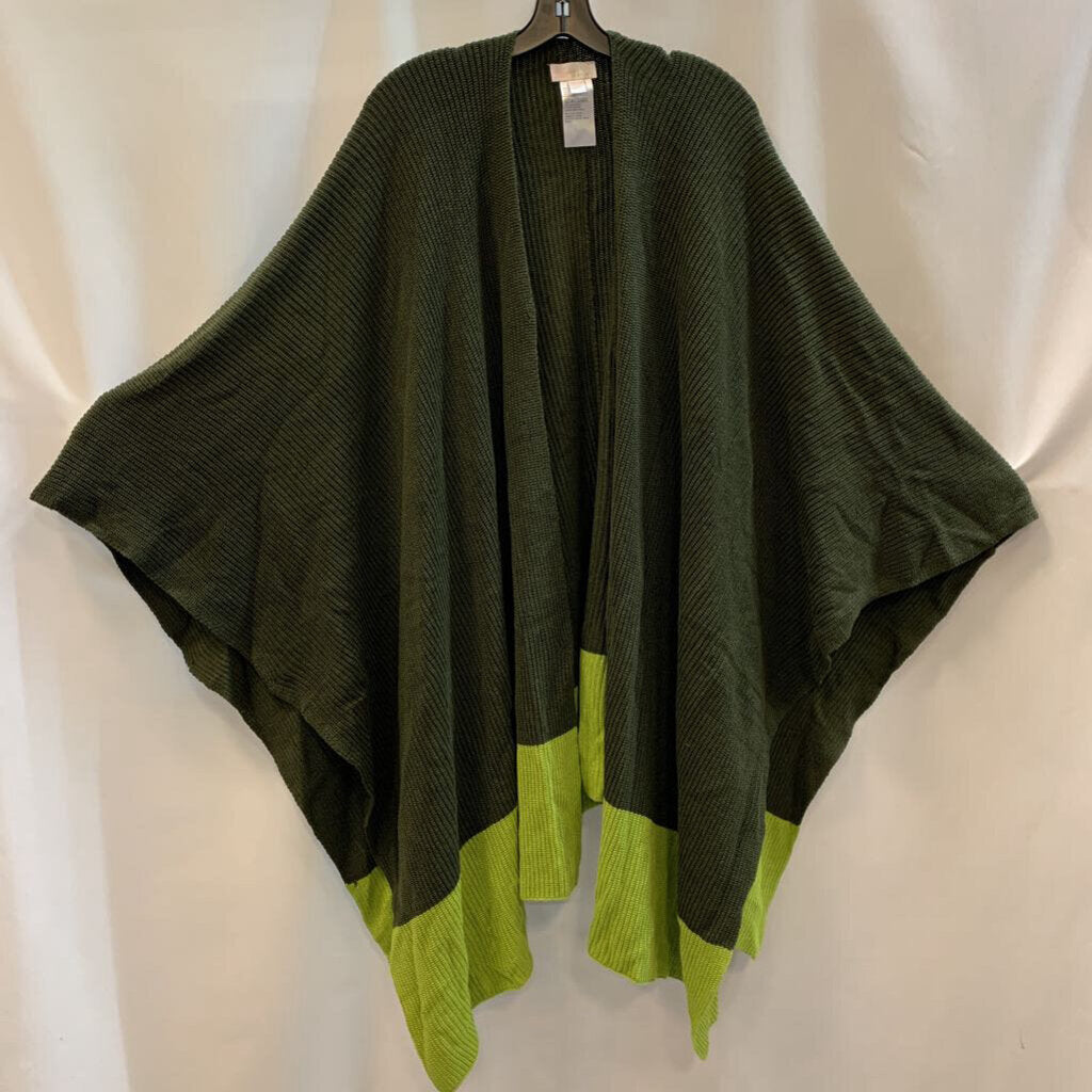 Cardigan: Color Block Blanket Sweater