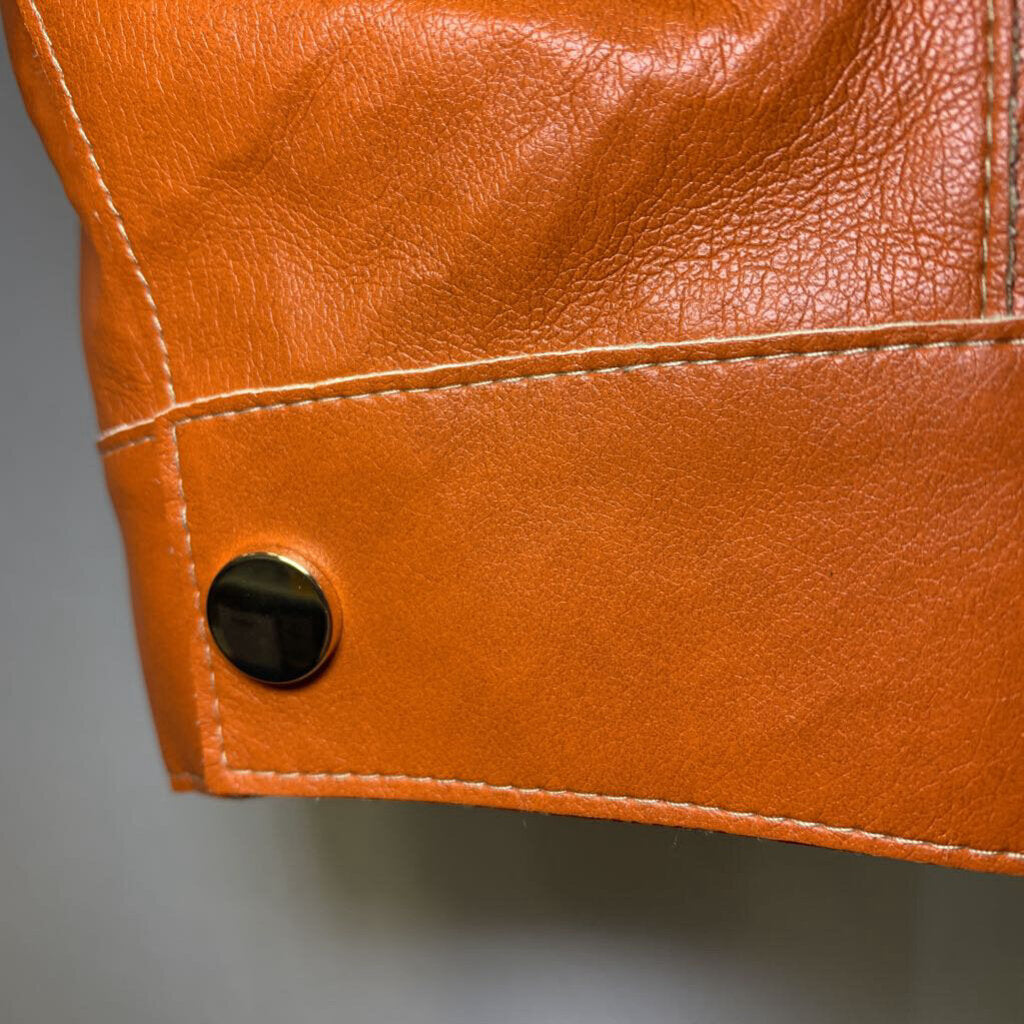 Jacket: Faux Leather Reversible Snake Skin