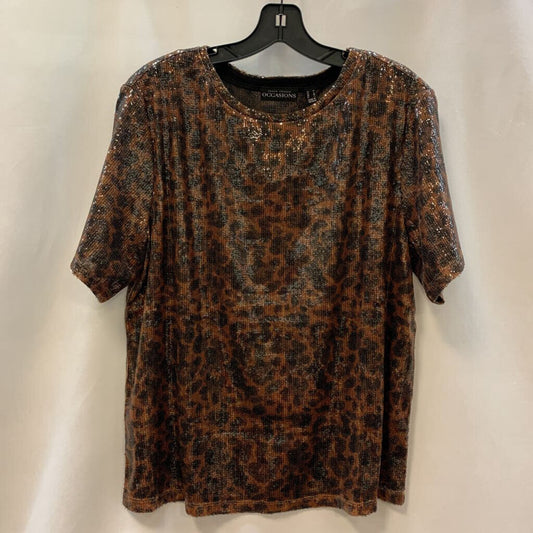 Shirt: Short Sleeve Sequin