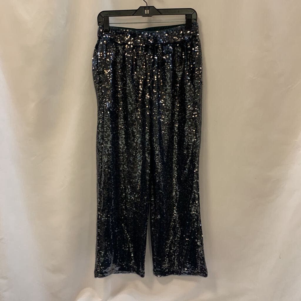 Pant: Wide Leg Sequin Ankle