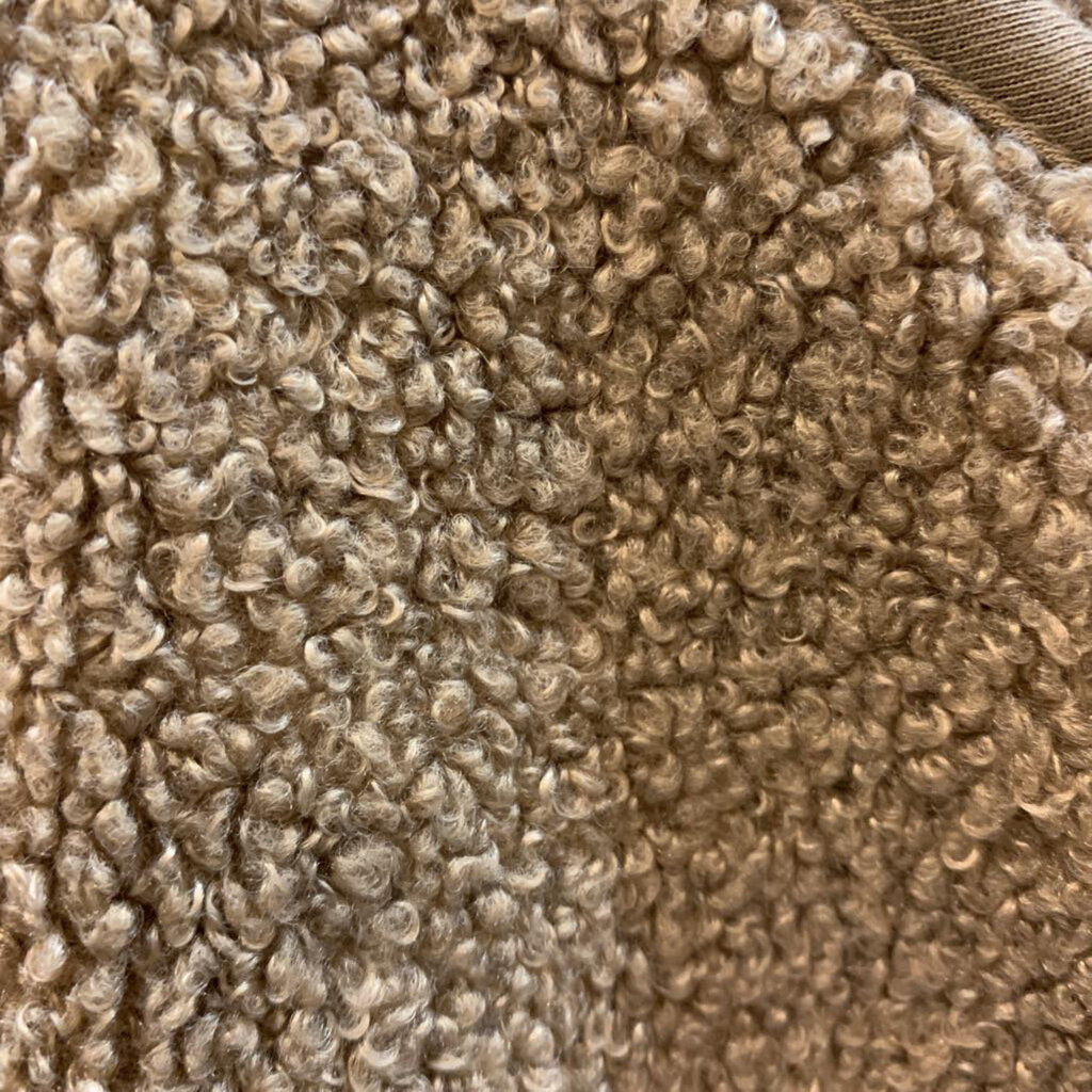 Jacket: Knit Boucle Collarless