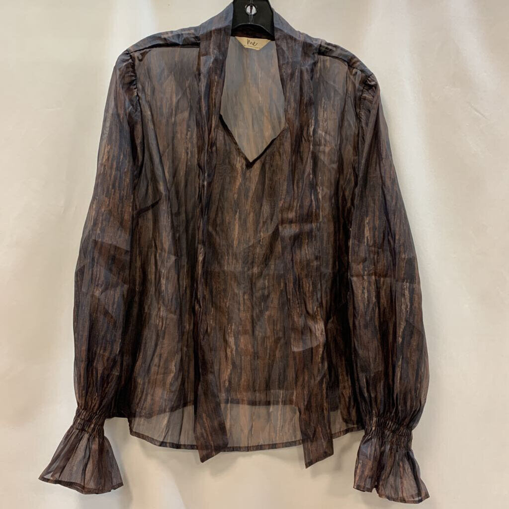 Shirt: Tammy Woven Tie Neck