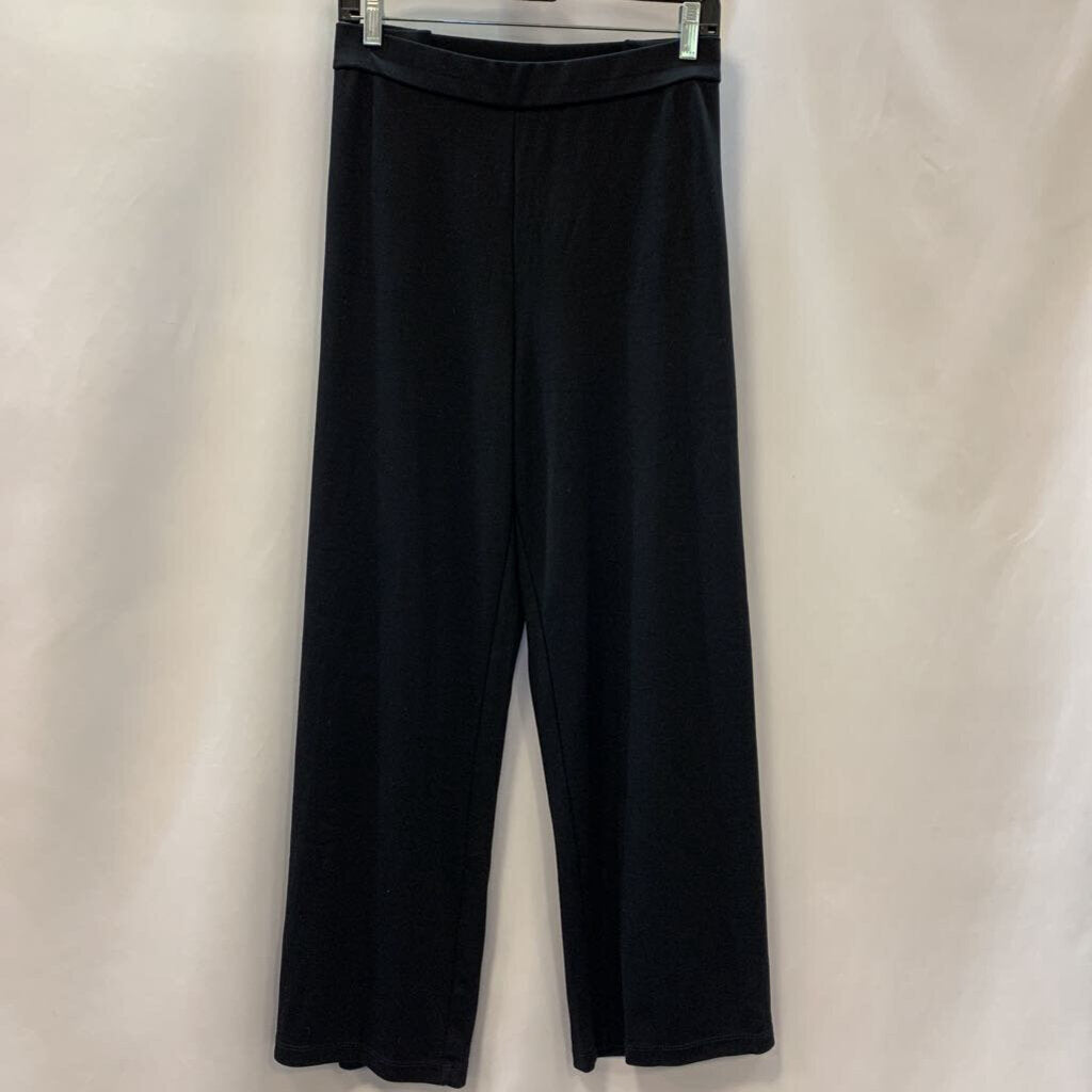 Pants: Basic Wide Leg Petite Ponte