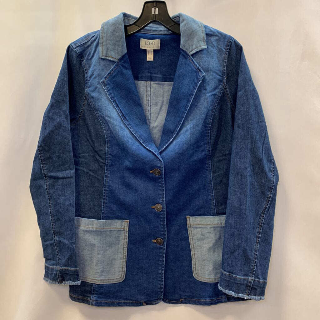 Jacket: Blazer Denim Patch